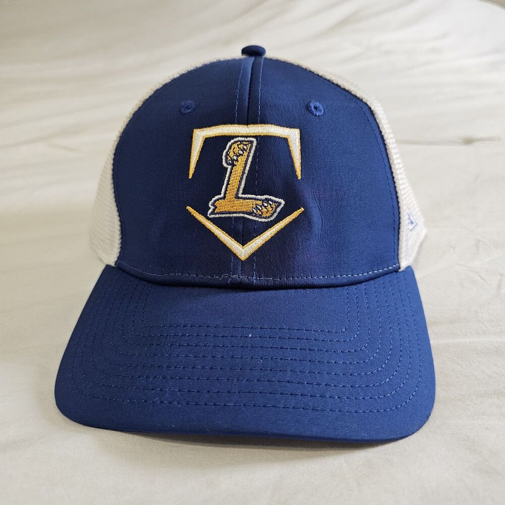 The Game Blue Legacy Sports Mens Flex Fit Size S/M Cap Hat